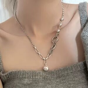 925 Foxanry Stamp Sweater Necklace